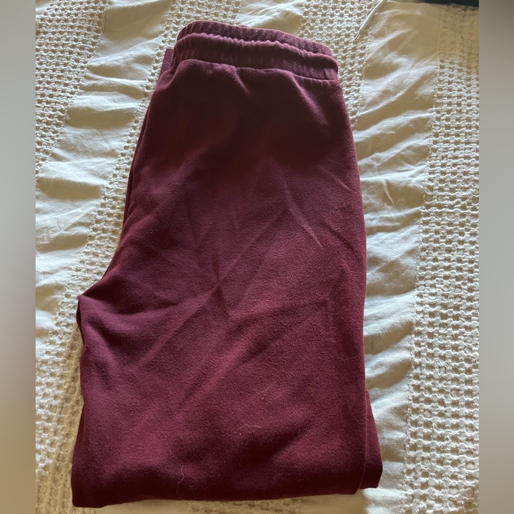Burgundy Sweatpants